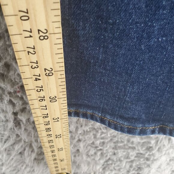 Gap Jeans Mens 34x34 Blue Straight Stretch Denim - Picture 6 of 9